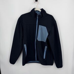 Orvis Windproof Sweater Fleece jacket blue sz M‎